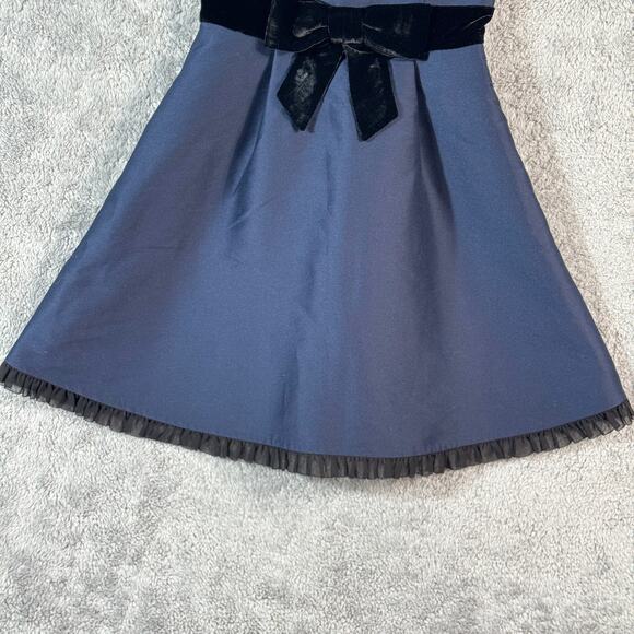 Kate Spade Navy Blue Mini Dress with Black Accents - Picture 6 of 13